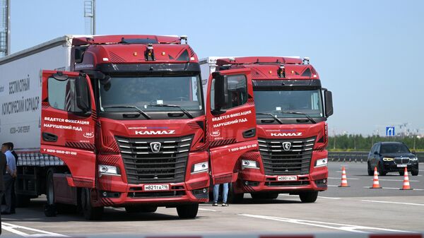 無人駕駛貨車 - 俄羅斯衛星通訊社