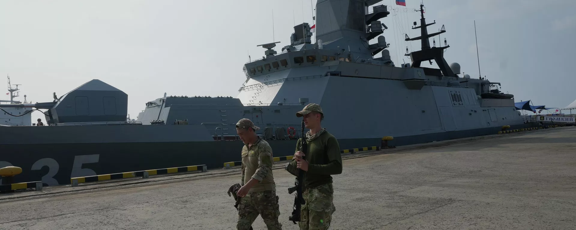 俄太平洋舰队舰艇编队抵达中国湛江港 - 俄罗斯卫星通讯社, 1920, 15.04.2026