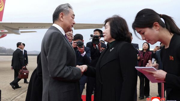 中国外长王毅访问朝鲜 - 俄罗斯卫星通讯社