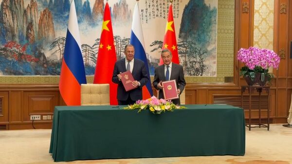 俄中外长签署俄中外交部2026年磋商计划 - 俄罗斯卫星通讯社
