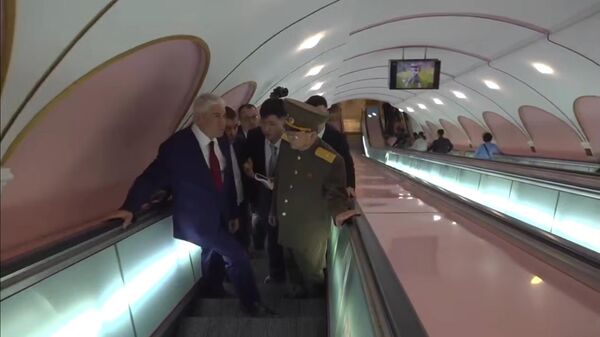 俄内务部长参观平壤地铁 - 俄罗斯卫星通讯社