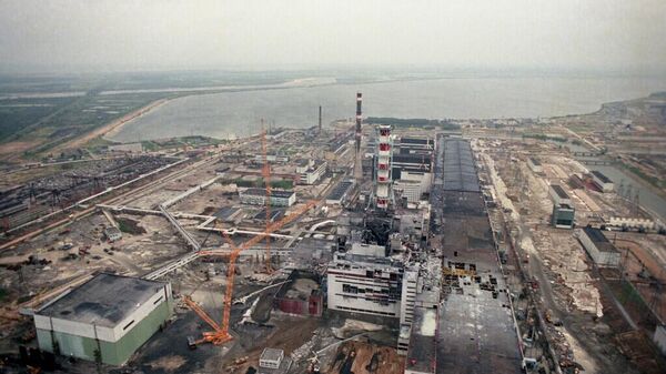 切爾諾貝利核電站事故四個月後的全景 - 俄羅斯衛星通訊社