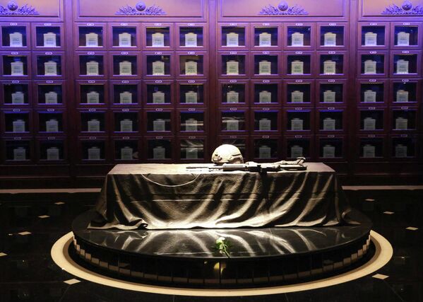 平壤海外军事作战功勋纪念馆建筑群。 - 俄罗斯卫星通讯社