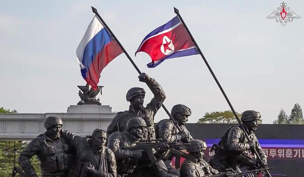 平壤海外军事作战功勋纪念馆建筑群揭幕仪式。 - 俄罗斯卫星通讯社