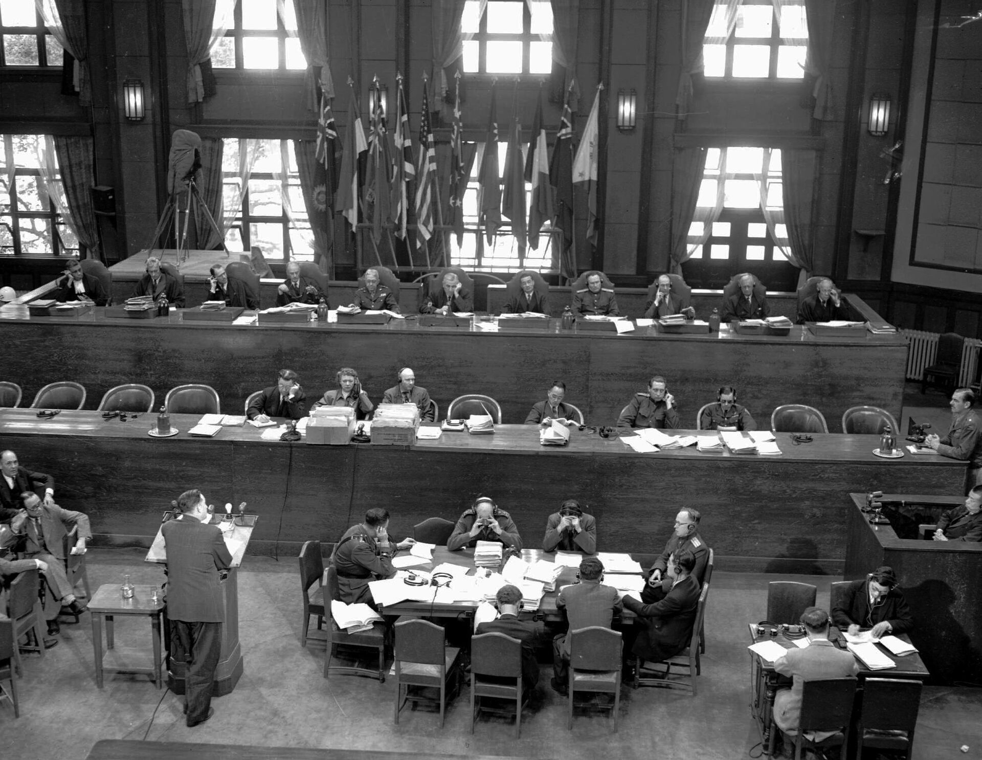 这是1947年4月远东国际军事法庭在东京召开会议时的全景图 - 俄罗斯卫星通讯社, 1920, 03.05.2026