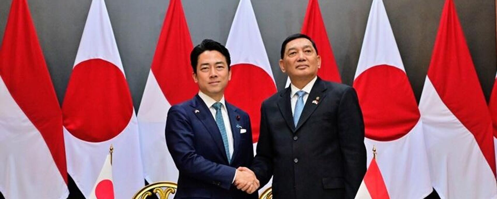 印尼国防部长夏弗里与日本防卫大臣小泉进次郎 - 俄罗斯卫星通讯社, 1920, 07.05.2026