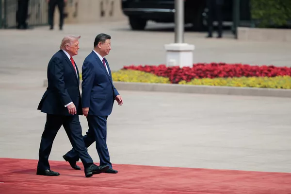 习近平为特朗普举行欢迎仪式 - 俄罗斯卫星通讯社