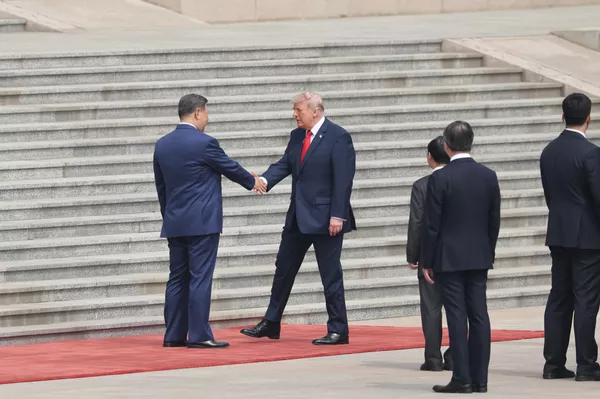 习近平为特朗普举行欢迎仪式 - 俄罗斯卫星通讯社