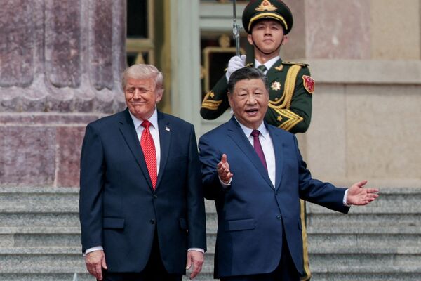 习近平为特朗普举行欢迎仪式 - 俄罗斯卫星通讯社