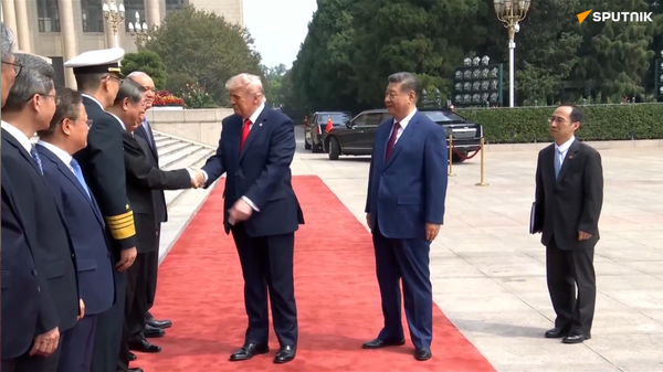 中美国家元首相互介绍代表团成员 - 俄罗斯卫星通讯社