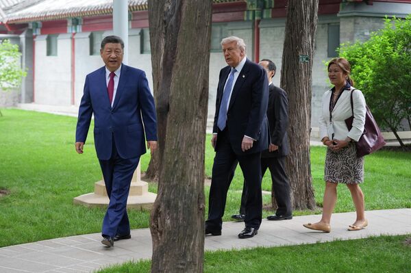 中美元首在中南海舉行小範圍會晤 - 俄羅斯衛星通訊社