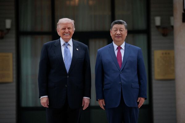 中美元首在中南海舉行小範圍會晤 - 俄羅斯衛星通訊社