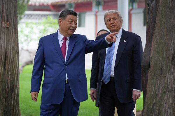中美元首在中南海舉行小範圍會晤 - 俄羅斯衛星通訊社