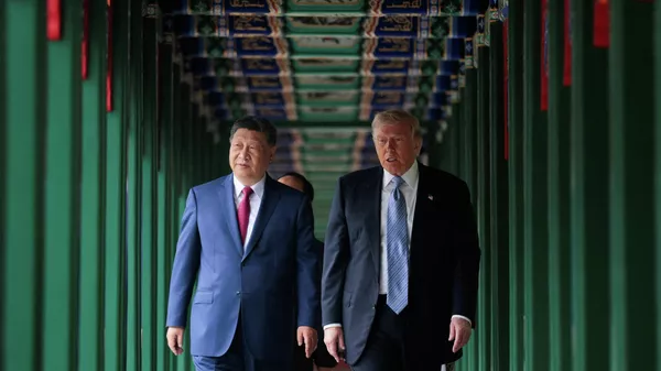 Визит Дональда Трампа в Китай и посещение Чжуннаньхая  - 俄罗斯卫星通讯社
