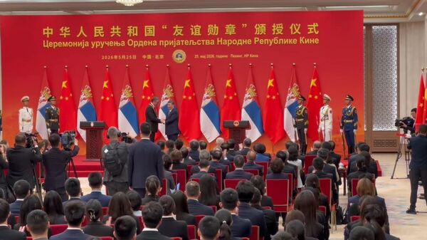 塞尔维亚总统武契奇获授中华人民共和国“友谊勋章” - 俄罗斯卫星通讯社