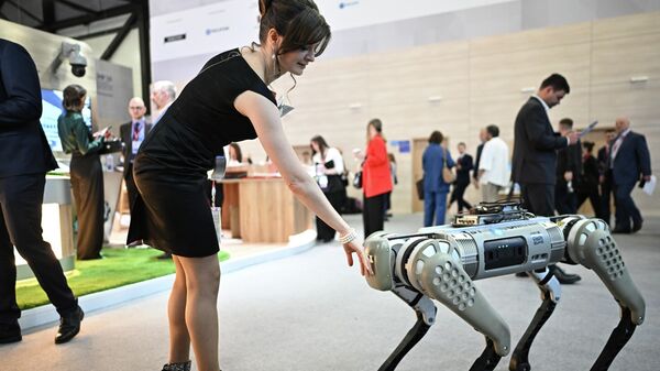 上海機器人與人共舞的視頻在網絡熱傳 - 俄羅斯衛星通訊社