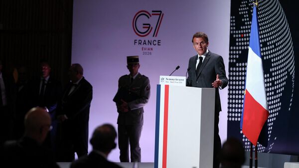 French President Emmanuel Macron  - 俄罗斯卫星通讯社
