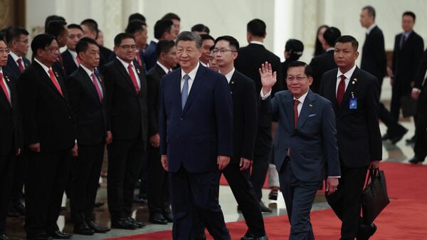习近平会见敏昂莱：愿赓续胞波情谊，深化全面战略合作 - 俄罗斯卫星通讯社