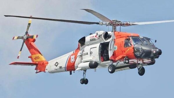 美國海岸警衛隊的 MH-60T Jayhawk 直升機 - 俄羅斯衛星通訊社