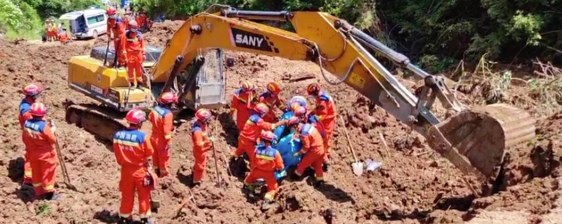 中国甘肃宕昌山体滑坡共造成21人遇难 - 俄罗斯卫星通讯社, 1920, 08.07.2026