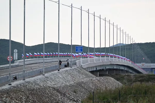 俄朝总理宣布图曼纳亚河跨境公路大桥开通 俄朝总理宣布图曼纳亚河跨境公路大桥开通 - 俄罗斯卫星通讯社