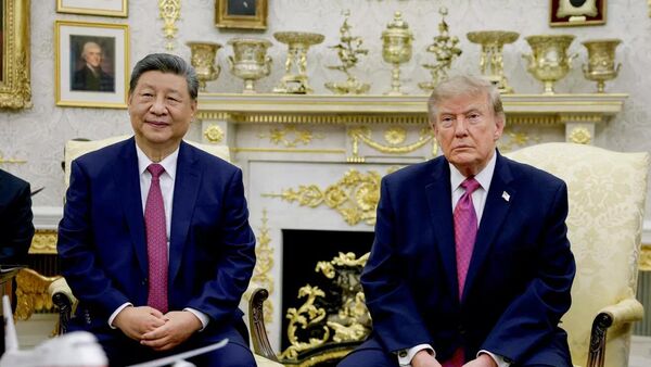 习近平访问白宫期间呼吁中美加强沟通 - 俄罗斯卫星通讯社