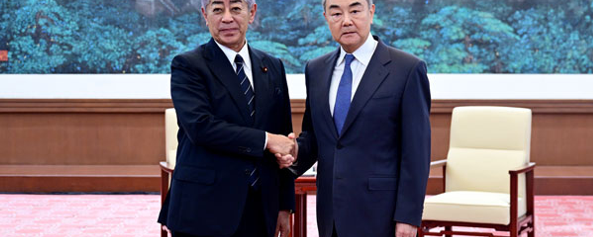 王毅会见日本国际贸易促进协会会长岩屋毅 - 俄罗斯卫星通讯社, 1920, 30.09.2026