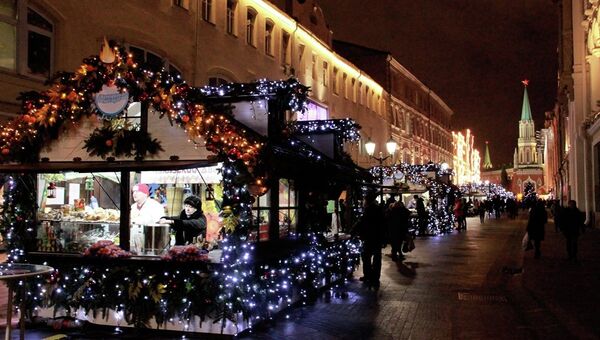 莫斯科新年燈飾 - 俄羅斯衛星通訊社