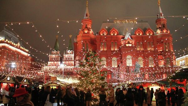 俄罗斯人选出新年装饰最美的城市 - 俄罗斯卫星通讯社