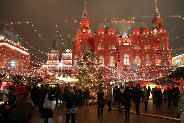莫斯科新年灯饰 - 俄罗斯卫星通讯社