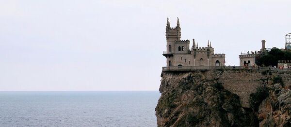 克里米亚，燕子堡 - 俄罗斯卫星通讯社