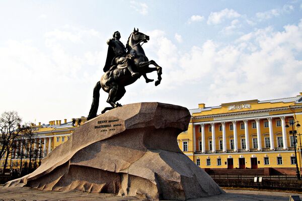彼得大帝青铜骑士像 - 俄罗斯卫星通讯社