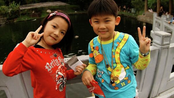 中國兒童的平均身高在最近10年增加了近2公分 - 俄羅斯衛星通訊社