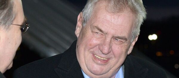 捷克總統米洛什•澤曼 - 俄羅斯衛星通訊社