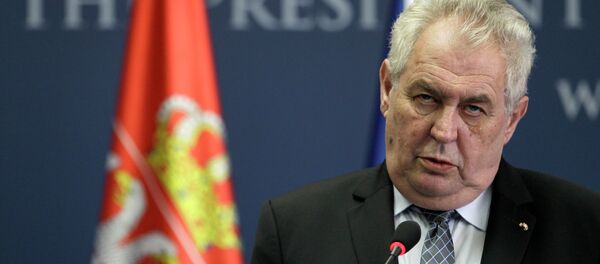 捷克总统泽曼认为亚采纽克是乌克兰“战争总理” - 俄罗斯卫星通讯社