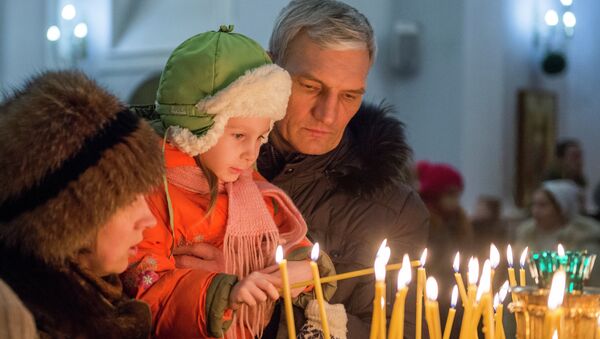 中国东正教徒迎接圣诞节 - 俄罗斯卫星通讯社