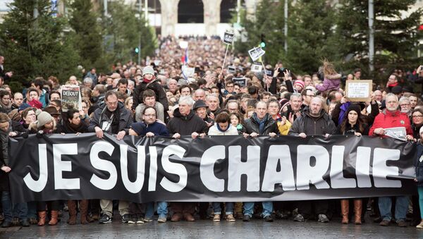 70万人走上法国街头为恐怖袭击案遇难者默哀 - 俄罗斯卫星通讯社