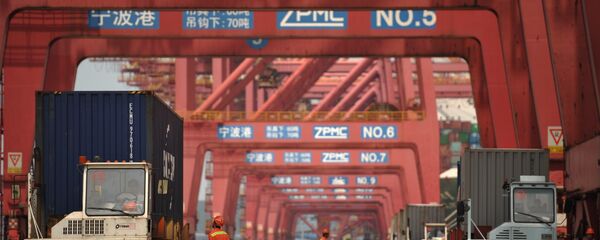 2016年2月中国进出口总值同比下降20.8% - 俄罗斯卫星通讯社