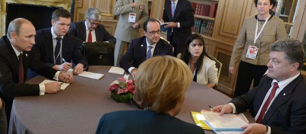 “诺曼底”形式会谈 - 俄罗斯卫星通讯社