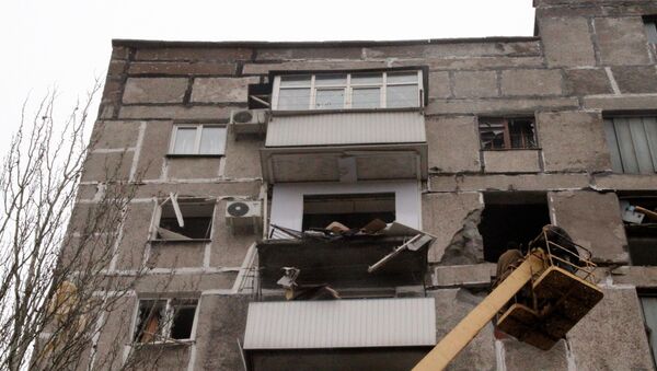 戈爾洛夫卡遭烏克蘭政府軍炮擊40分鐘 - 俄羅斯衛星通訊社
