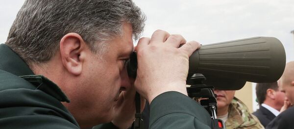 乌克兰总统彼得•波罗申科 - 俄罗斯卫星通讯社