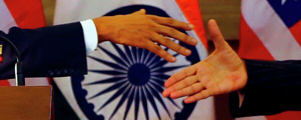 美國總統奧巴馬到訪印度解凍核能協議 - 俄羅斯衛星通訊社