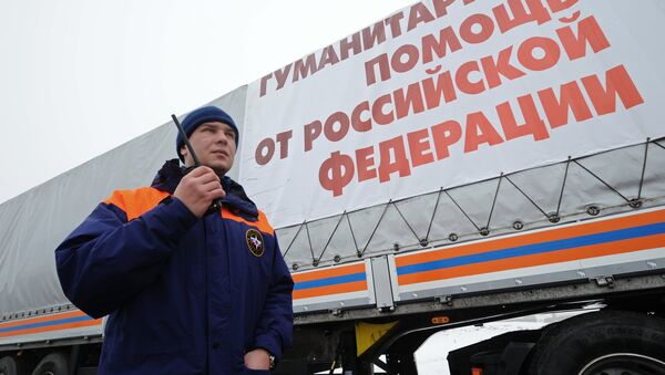 本周三俄罗斯向顿巴斯派遣人道主义救援车队 - 俄罗斯卫星通讯社