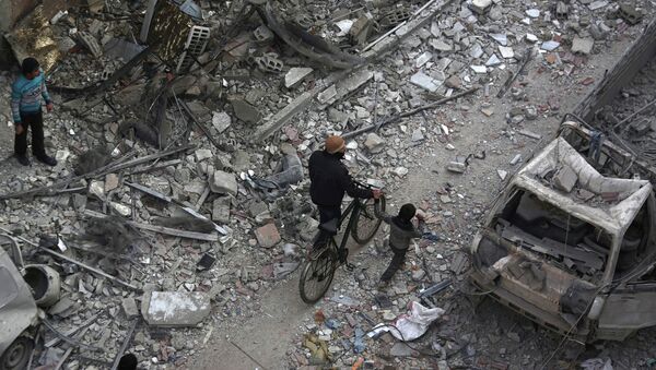 “伊斯兰军”极端组织首领威胁将变大马士革为“战争地带” - 俄罗斯卫星通讯社