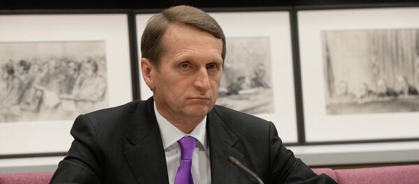 俄羅斯國家杜馬主席謝爾蓋•納雷什金 俄羅斯國家杜馬主席謝爾蓋•納雷什金 - 俄羅斯衛星通訊社