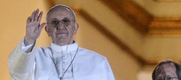 罗马教皇在飞机上为智利空中乘务员举行婚礼 - 俄罗斯卫星通讯社