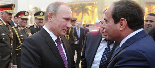 埃及總統與普京通話討論反恐合作 - 俄羅斯衛星通訊社