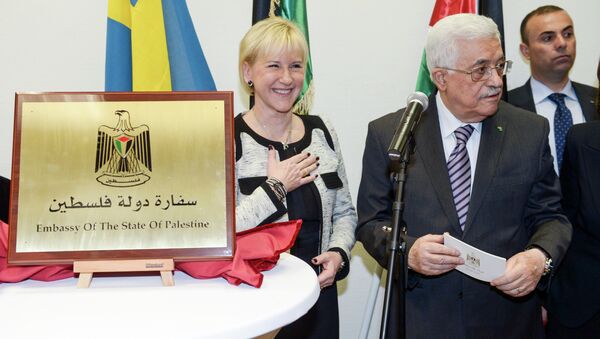 在瑞典首都开立了巴勒斯坦国在西欧的首个大使馆 - 俄罗斯卫星通讯社