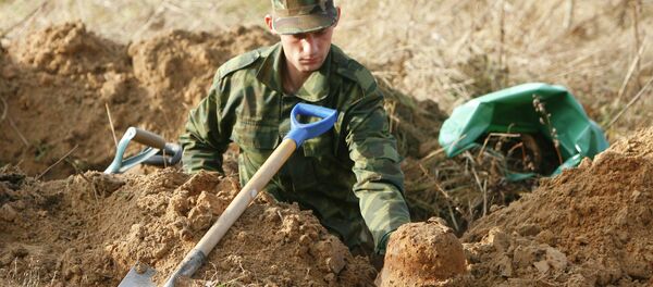 中俄将首次联合开展搜寻苏军烈士遗骸工作 中俄将首次联合开展搜寻苏军烈士遗骸工作 - 俄罗斯卫星通讯社