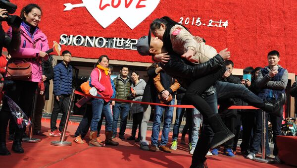 越来越多的中国人情人节在网店寻找另一半 - 俄罗斯卫星通讯社